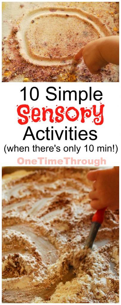 10 Simple Sensory Activities for young children