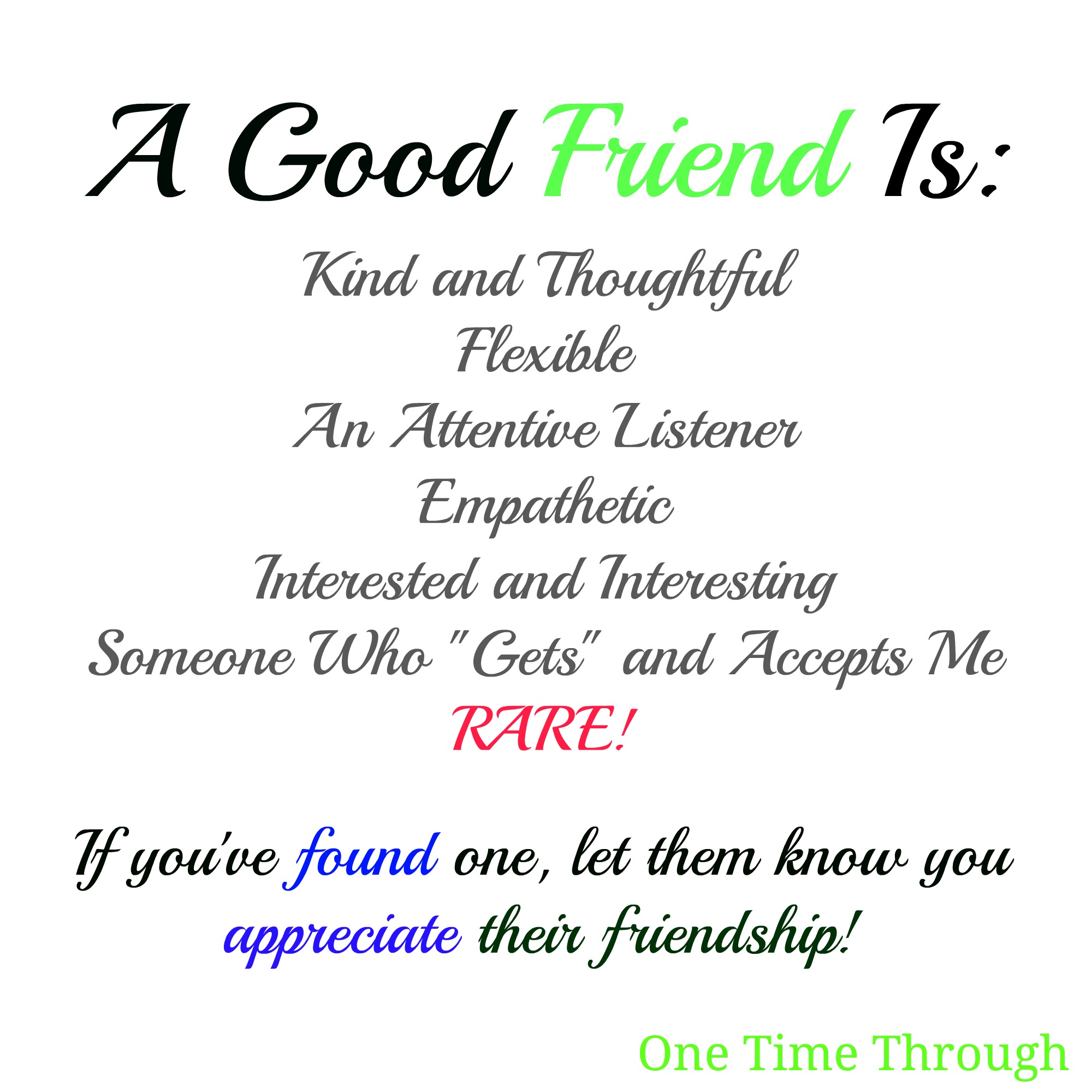 Como alguém pode ser um bom amigo?