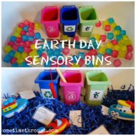 Earth Day Sensory Bins 