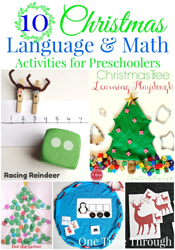 10 Christmas Language and Math Activities for Preschoolers 