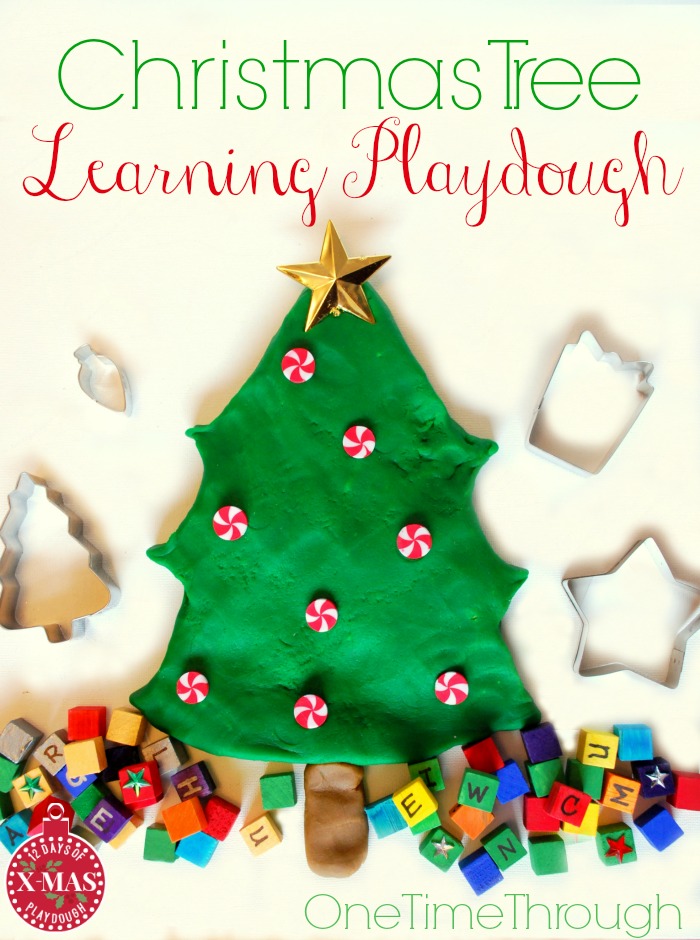 Christmas Tree Learning Playdough 