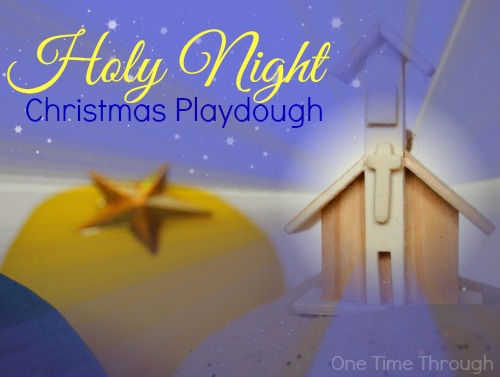 Holy Night Christmas Playdough