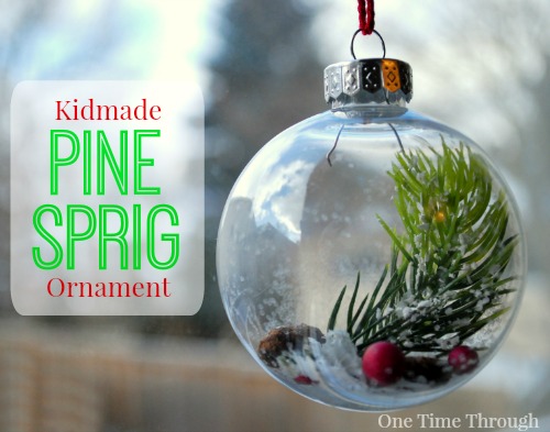 Kidmade Pine Sprig Ornament