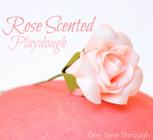 Rose Scented Playdough